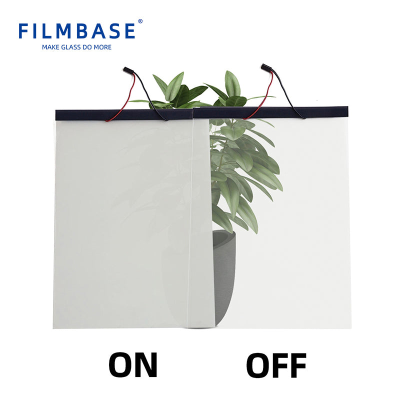 Filmbase Luxury PNLC Film de fenêtre priva commutable Film Smart Grosted Magic Electrochromic Electronic Electric Opaque Film